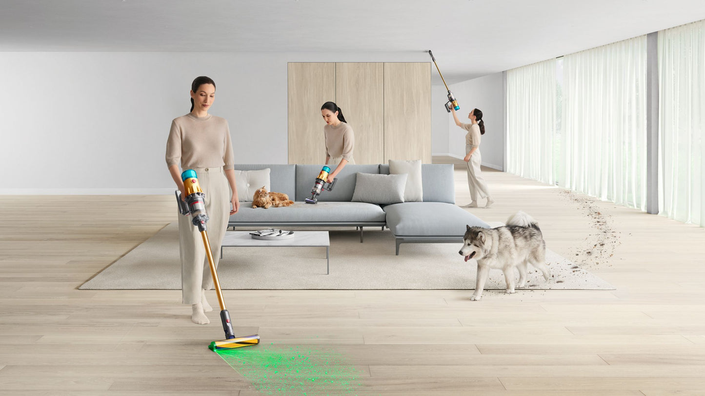 Dyson V12™ kaufen (Gelb/Nickel) – Monatlich zahlen (Klarna)
